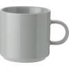 Hrnek na kávu 200 ml, sada 2 ks, světle šedá, kamenina, Stelton