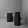Vakuový džbán EMMA 1,2 l, na kávu, jemně černá, nerezová ocel, Stelton