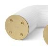 Přenosná stolní lampa VUELTA 22,5 cm, LED, bílá, sklo, ferm LIVING