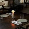 Přenosná stolní lampa MANTLE 19 cm, bílá, nerezová ocel, Tala