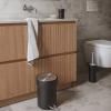 Koupelnový odpadkový koš CITADEL 5 l, černá, plast / nerezová ocel, Eva Solo