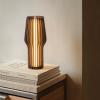 Přenosná stolní lampa RADIANT 28 cm, LED, tmavě hnědá, dřevo, Eva Solo