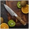 Kuchařský nůž SOK COCOBOLO WHITE DAMASCUS 15 cm, hnědá, Dellinger