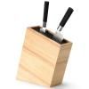 Blok na nože 22 cm, s flexi vložkou, hnědá, gumovník, Continenta