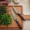 Nůž na bylinky NORDIC KITCHEN 9 cm, hnědá, Eva Trio
