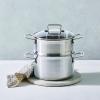 Napařovací hrnec CLASSIC 20 cm, 4 l, nerez, Le Creuset