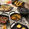 Venkovní pánev BBQ 25 cm, černá, litina, Le Creuset