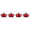 Zapékací mísa 10 cm, 250 ml, sada 4 ks, CERISE, kamenina, Le Creuset