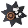 Servírovací deska DURACORE STAR 33 cm, černá, kompozit, Continenta